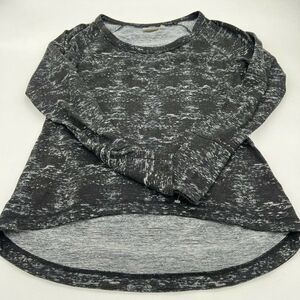 Athleta Women’s Small Sweatshirt Mottled Gray Lounge Casual Pullover